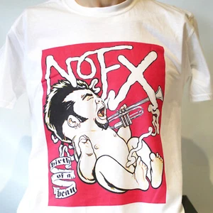 NOFX Punk Rock Hardcore Short Sleeve White Unisex T-shirt S-3XL - Picture 1 of 1