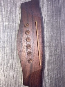 New Old Stock Washburn Acoustic Guitar Bridge Solid Rosewood - Picture 1 of 5