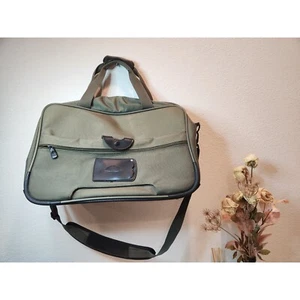 Samsonite Olive Green Travel Duffel Bag Carry-On Shoulder Strap Organizer - Picture 1 of 10
