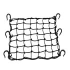 4Xmotorcycle Bicycle Cargo Net Featuring 6 Adjustable Hooks And Tight Mesh7805