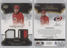 2017 Upper Deck Black Diamond Exquisite Dual Material /99 Haydn Fleury Rookie RC
