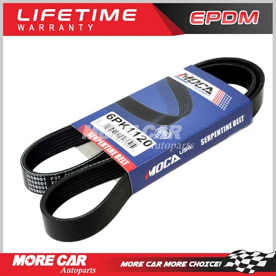 Cinturón serpentino EPDM para Volkswagen Jetta Golf Beetle Nissan 200SX 1.6 1.8L 2.0L Foto 1 de 4