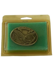 SISKIYOU BUCKLE CO HAND CRAFTED IN 🇺🇸 US. BELT BUCKLE OF ALASKA & BALD EAGLE - Bild 1 von 12