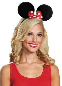 DISNEY LIZENZIERTES MINNIE MOUSE OHREN STIRNBAND MIT SCHLEIFE KOSTÜMZUBEHÖR DG95772 - Bild 1 von 1