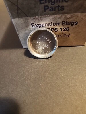 1 tapones de expansión/congelación de sombra Steel Pioneer 1-5/8 EPS-126 Chevy Ford Jeep Amc Foto 1 de 3