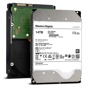 WD Ultrastar HC530 14TB 7.2K RPM SATA 6Gb/s 3.5" HDD WUH721414ALE6L4 0F31284 - Afbeelding 1 van 7