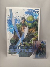 TMNT #1 NYCC 2023 Tyler Kirkham Battle Damage Leonardo Trade 500 + METAL CARD