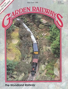 Garden Railways Magazine May-June 1992 Outdoor Railroading Modeling - Picture 1 of 3