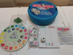 [1 Replaced Die] Monopoly Express Dice Board Game Hasbro Parker Brothers 2007 - Picture 1 of 7
