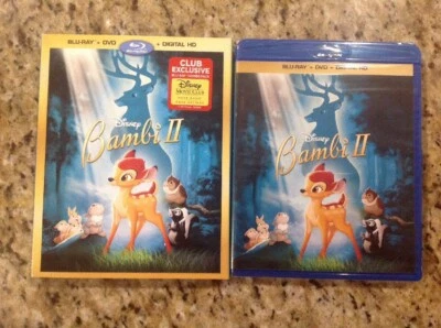 Bambi II 2 (Blu-ray/DVD+ Digital)NEW Authentic Disney Club Exclusive - Image 1 of 4