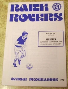 RAITH ROVERS PROGRAMMES 1980/81 - Picture 1 of 29