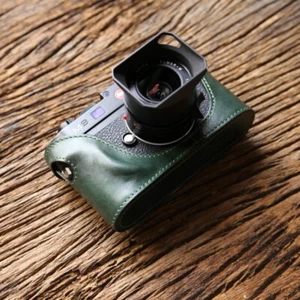 Media funda de cuero genuino Cam-in Fr Leica M8 M9 M9P ME MM para cámara CA027 - Imagen 1 de 12