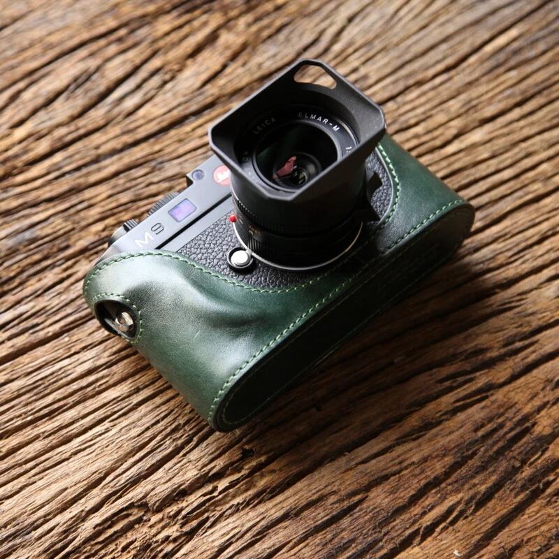 Cam-in Genuine Leather Half Case Fr Leica M8 M9 M9P ME MM Camera Bag Cover CA027