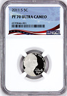 2011-S  Proof Jefferson Nickel, Graded PF70UC by NGC - Registry Quality Coin