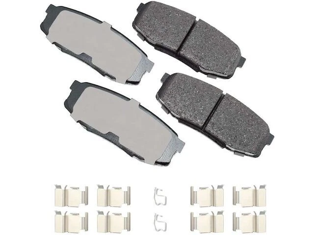 后刹车片套装适用于 2008 - 2022 丰田红杉 2009 2010 2011 2012 2013 HF493GX — 第 1/1 张图片