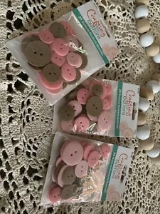 114 Assorted Size Buttons Bright Colors New IP Kids Craft Supply Bulk Lot - Picture 1 of 4