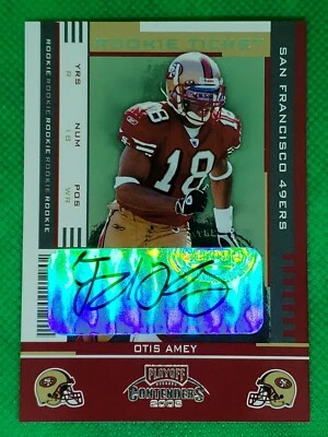 Otis Amey 2005 Playoff Contenders Card #194 Rookie Ticket Autograph - 49ERS - Image 1 of 2