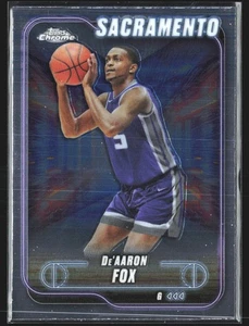 2025 Topps Chrome De'Aaron Fox #109 - Picture 1 of 2