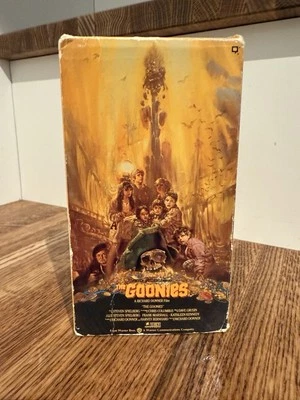 The Goonies Slipsleeve VHS 1985 1st Release No Barcode RARE OG TESTED & WORKING! Foto 1 de 4