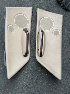 Bmw E46 325ci 330ci Rear Interior Door Card Panel Cover Trim Set Oem 2 Piece - Picture 1 of 1