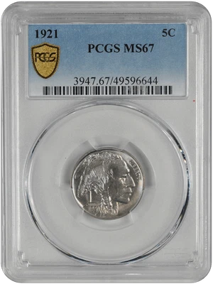 1921 Buffalo PCGS MS 67 - Image 1 of 4