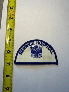 Vintage Berwick Hospital Nursing Medical Patch - Picture 1 of 2