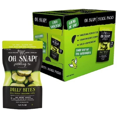 OH SNAP! Dilly Bites Dill Pickle Snack Packs, 3.25 fl. oz., 12 ct. - Image 1 of 4