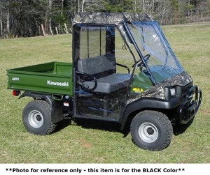Kawasaki Mula 3000 3010 Utv Completo Cabina Recinto Hecho A Orden Negro - Imagen 1 de 2
