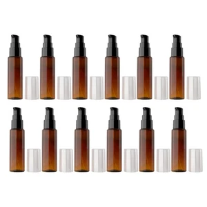 12PCS 30ml Empty Press Bottles Lotion Containers Portable Makeup Holders - Picture 1 of 12