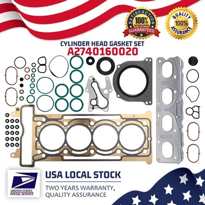 Engine Rebuild Gasket Seals Set For Mercedes-Benz C300 E250 W205 W212 M274 1.6T — 第 1/4 张图片