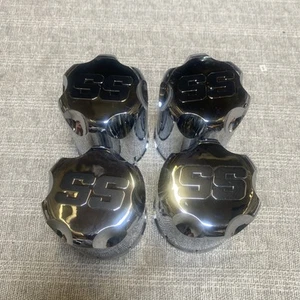 Golf Cart SS Chrome Wheel Center Caps Dust Cover for Yamaha EZGO Club Car& Other - Picture 1 of 5