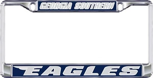 Georgia Southern University Chrome License Plate Frame - Picture 1 of 1