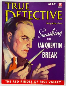 True Detective Magazine, May 1935, Vintage True Crime Stories, Pulp - Picture 1 of 10