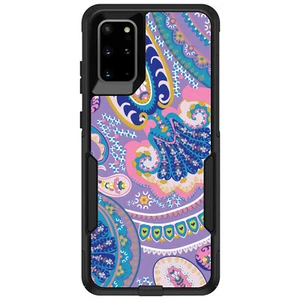 OtterBox Commuter for Galaxy S (Choose Model) Purple Pink Blue Paisley - Picture 1 of 13
