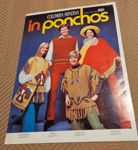 Columbia Minerva Ponchos Patterns - Picture 1 of 7