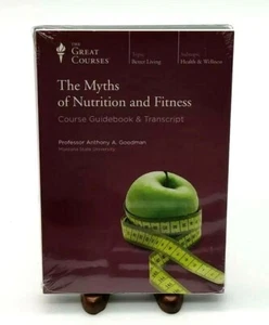 Great Courses - The Myths of Nutrition and Fitness (DVD/Guidebook) New Sealed - Picture 1 of 2