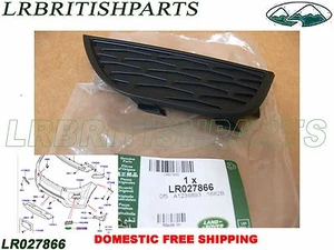 GENUINE LAND ROVER FOG LAMP LOWER BEZEL RANGE ROVER EVOQUE RH OEM NEW LR027866 - Picture 1 of 4