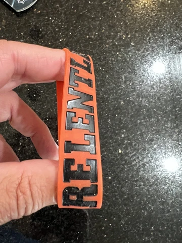 Philadelphia Flyers NHL team logo wide wristband Team Colors Bracelet Silicone Cover