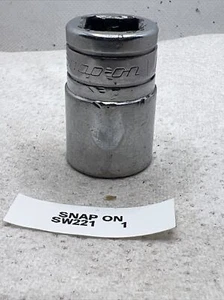 Unidad Snap On 1/2" 12 puntos SAE 11/16" zócalo poco profundo SW221 - Imagen 1 de 7