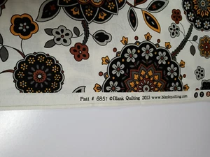 Fabric Blank Textiles  #6851 Medallions1 1/2 Yards x 44" Cotton Quilt/Crafts - Picture 1 of 3