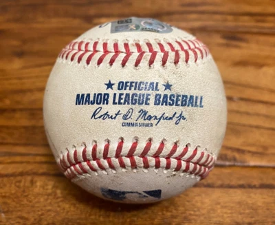 Daulton Varsho Diamondbacks Game Used Baseball 8/15/2022 v Giants Hit Ground Out - Image 1 of 4