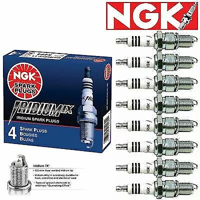 8 Pcs Iridium IX Spark Plugs NGK 1973-1974 Chrysler New Yorker 7.2L V8 VIN - Image 1 of 4