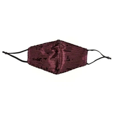 Adults Reusable Bling Sequin Face Mask W/Adjustable Straps, Choice of 10 Colors - Изображение 1 из 4