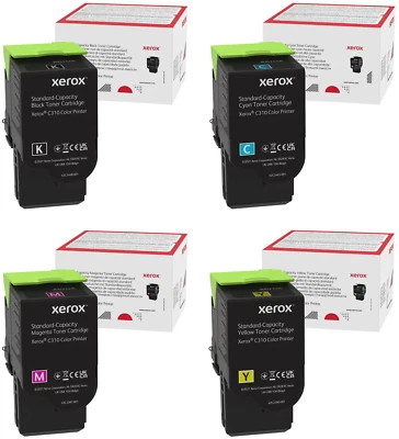 Original Xerox Tonermodul C310 C315 Tonerkassetten Toner Schwarz Farben NEU OVP - Bild 1 von 4