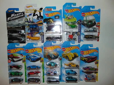 24) Hot Wheels Custom - Fast Furious - Batman - Beatles - Back To Future * RARE  - Image 1 of 4