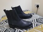 New Womens Clarks Orinoco Club Pull On Leather Chelsea Boots size 5 EU 38