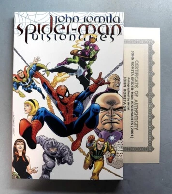 JOHN ROMITA SR. SPIDER-MAN MARVEL VISIONARIES / SC /1st PRINT / SIGNED w/COA * - Image 1 of 4
