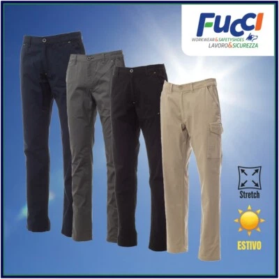 Pantaloni da Lavoro Estivi Elasticizzati Payper PowerStretch Summer Uomo Donna