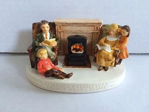 2 SEBASTIAN MINIATUREN 2102 FAMILIENLESUNG AMERIKA ERINNERT SICH FAMILIE LIEST LAUT - Bild 1 von 3