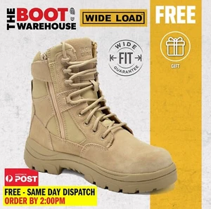 Wide Load 790SZN 6E Extra Wide Sand Tactical, Hiking Soft Toe Work Boot - Picture 1 of 10